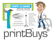 Carpet Cleaning Business Cards # C1006