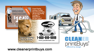 Carpet Cleaning Business Cards #C1024 Matte