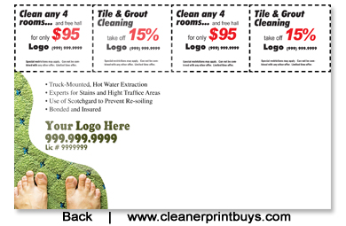 Carpet Cleaning Direct Mail (6 x 11) #C0002 UV Gloss Back