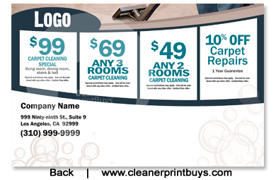 Carpet Cleaning Direct Mail (4 x 6) #C0004 UV Gloss Back