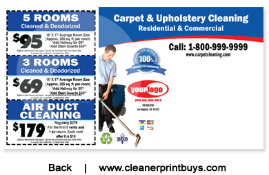 Carpet Cleaning Direct Mail (6 x 11) #C0006 UV Gloss Back