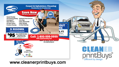 Carpet Cleaning Direct Mail (8.5 x 5.5) #C0006 UV Gloss