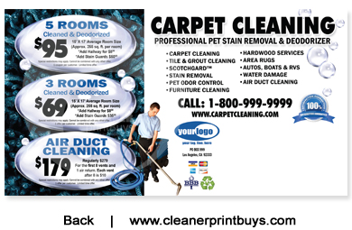 Carpet Cleaning Direct Mail (6 x 11) #C0007 Matte Back