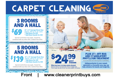 Carpet Cleaning Direct Mail (4 x 6) #C0008 UV Gloss Front