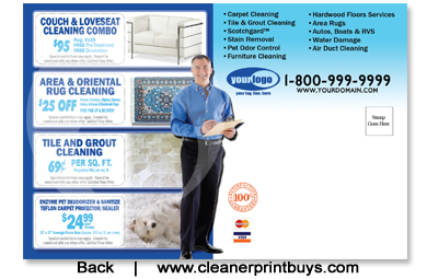 Carpet Cleaning Direct Mail (4 x 6) #C0008 UV Gloss Back