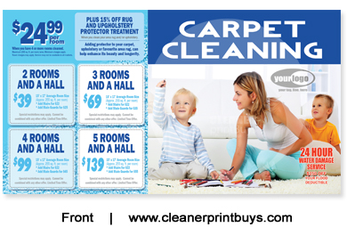 Carpet Cleaning Direct Mail (6 x 11) #C0008 UV Gloss Front