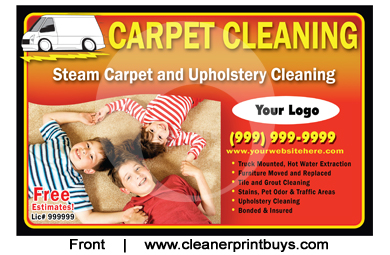 Carpet Cleaning EDDM Postcard (6.5 x 9) #C0001 16PT UV Gloss Front