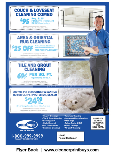 Carpet Cleaning EDDM (6.5 x 9) #C0008 Back