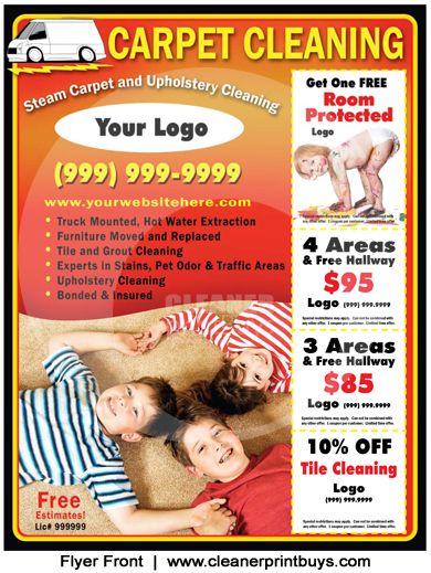 Carpet Cleaning Flyer (8.5 x 11) #C0001