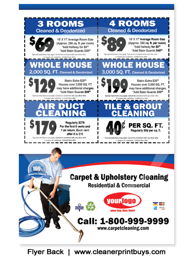 Carpet Cleaning Flyers #C00000