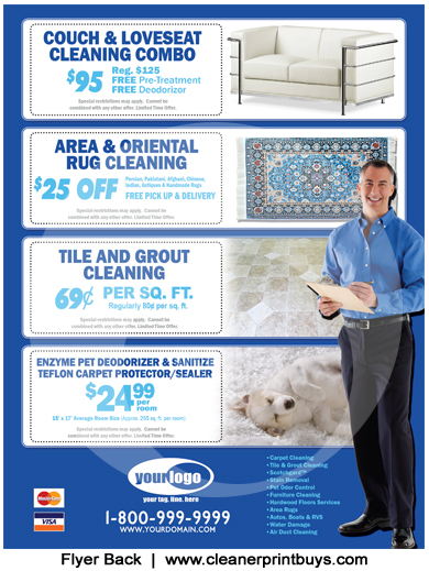 Carpet Cleaning Flyers #C00000