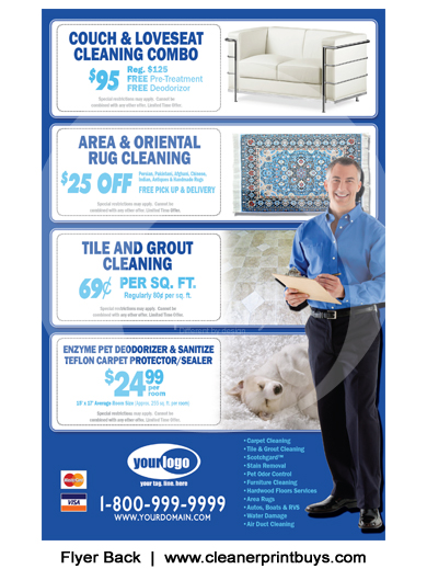 Carpet Cleaning Flyers #C00000