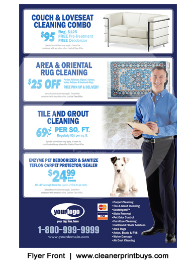 Carpet Cleaning Flyer (8.5 x 5.5) #C1001