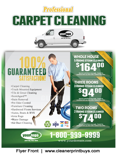Carpet Cleaning Flyer (8.5 x 11) #C1002