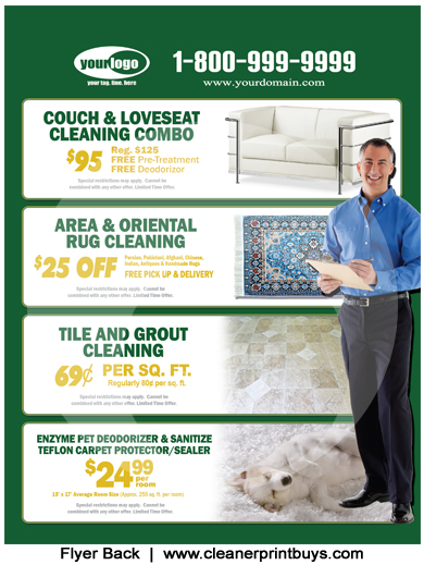 Carpet Cleaning Flyers #C00000