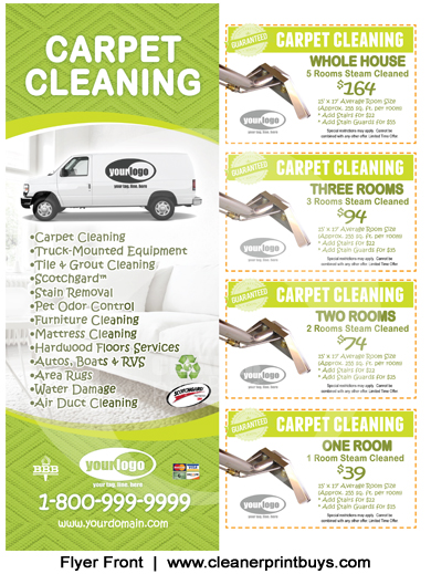 Carpet Cleaning Flyer (8.5 x 11) #C1005