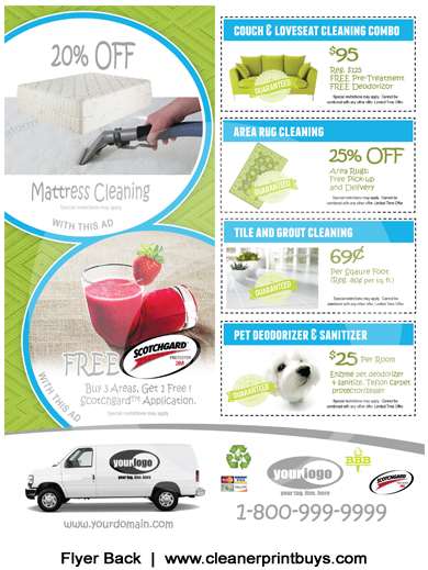 Carpet Cleaning Flyers #C00000