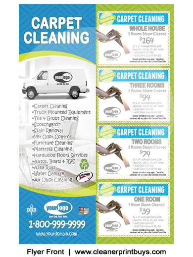Carpet Cleaning Flyer (8.5 x 5.5) #C1006
