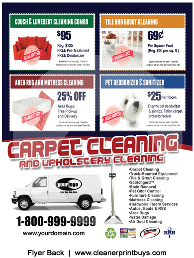 Carpet Cleaning Flyers #C00000