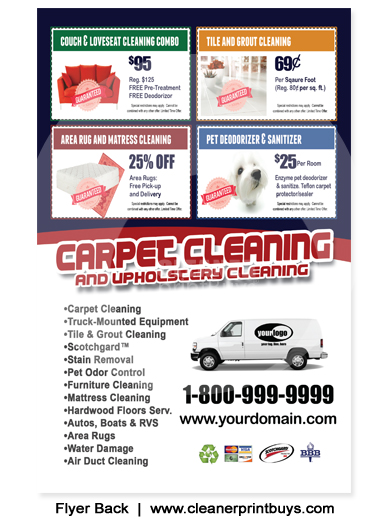 Carpet Cleaning Flyers #C00000