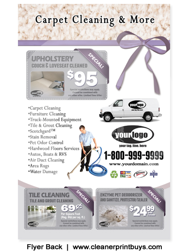 Carpet Cleaning Flyers #C00000