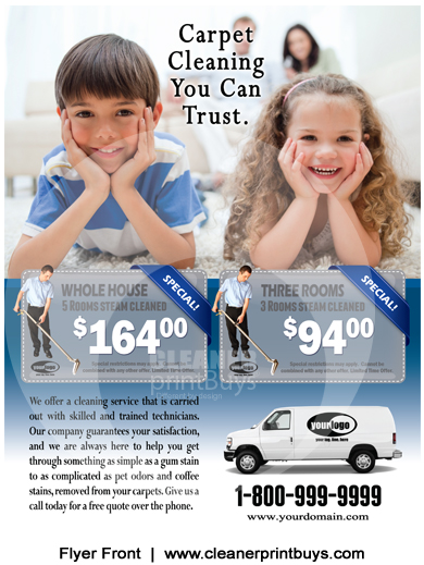 Carpet Cleaning Flyer (8.5 x 11) #C1021
