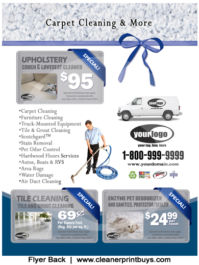 Carpet Cleaning Flyers #C00000