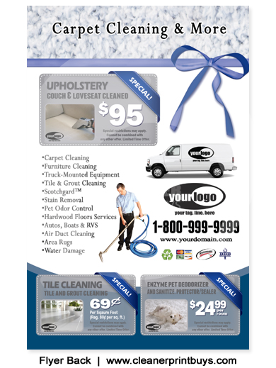 Carpet Cleaning Flyers #C00000