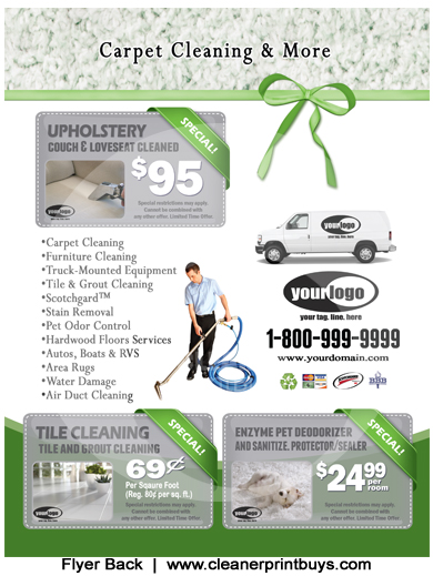 Carpet Cleaning Flyers #C00000