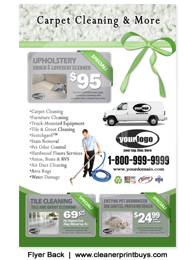 Carpet Cleaning Flyers #C00000