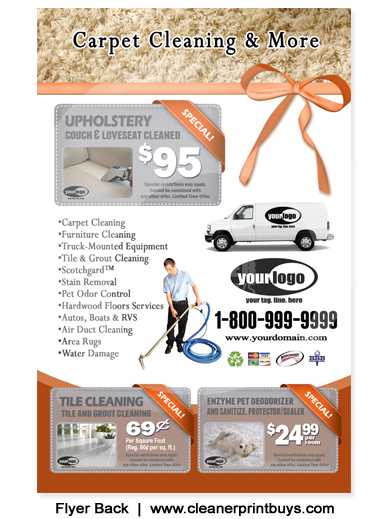 Carpet Cleaning Flyers #C00000