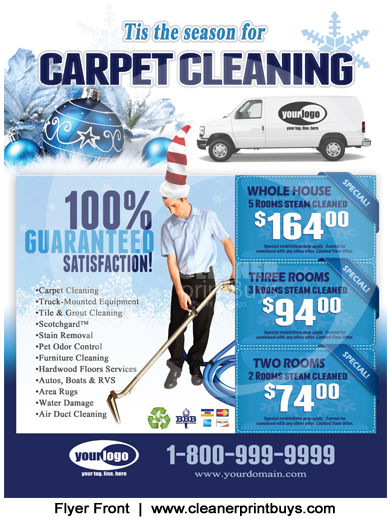 Carpet Cleaning Flyer (8.5 x 11) #C2001