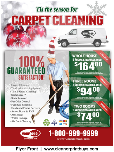 Carpet Cleaning Flyer (8.5 x 11) #C2002