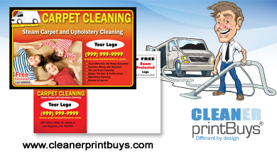 Carpet Cleaning Postcard (4 x 6) #C0001 UV Gloss