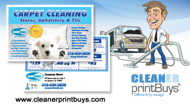 Carpet Cleaning Postcard (4 x 6) #C0005 Matte