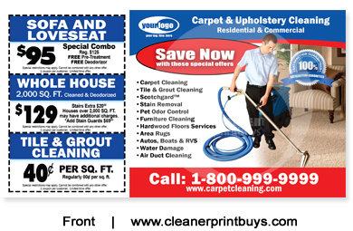 Carpet Cleaning Postcard (6 x 11) #C0006 Matte Front