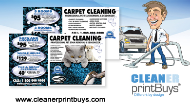 Carpet Cleaning Postcard (6 x 11) #C0007 UV Gloss