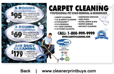 Carpet Cleaning Postcard (6 x 11) #C0007 Matte Back