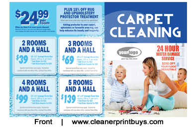 Carpet Cleaning Postcard (8.5 x 5.5) #C0008 Matte Front