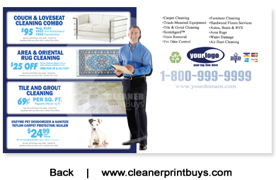 Carpet Cleaning Postcard (6 x 11) #C1001 Matte Back