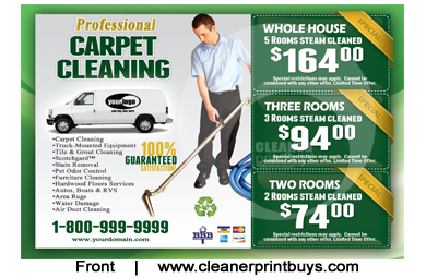 Carpet Cleaning Postcard (4 x 6) #C1002 Matte Front