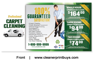 Carpet Cleaning Postcard (6 x 11) #C1002 Matte Front