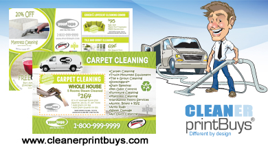 Carpet Cleaning Postcard (4 x 6) #C1005 UV Gloss