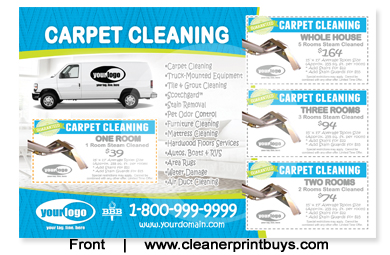 Carpet Cleaning Postcard (8.5 x 5.5) #C1006 UV Gloss Front
