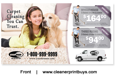 Carpet Cleaning Postcard (6 x 11) #C1020 Matte Front