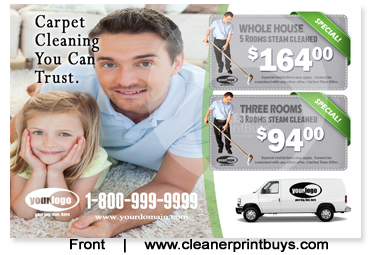 Carpet Cleaning Postcard (4 x 6) #C1023 UV Gloss Front