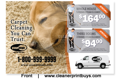Carpet Cleaning Postcard (4 x 6) #C1024 UV Gloss Front