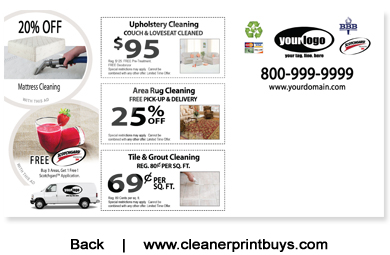 Carpet Cleaning Postcard (6 x 11) #C1076 Matte Back