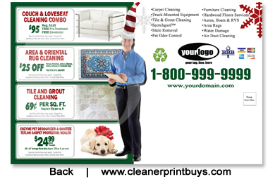 Carpet Cleaning Postcard (8.5 x 5.5) #C2002 Matte Back