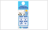 Carpet Cleaning Door Hanger C0005 4.25 x 14 Book Gloss